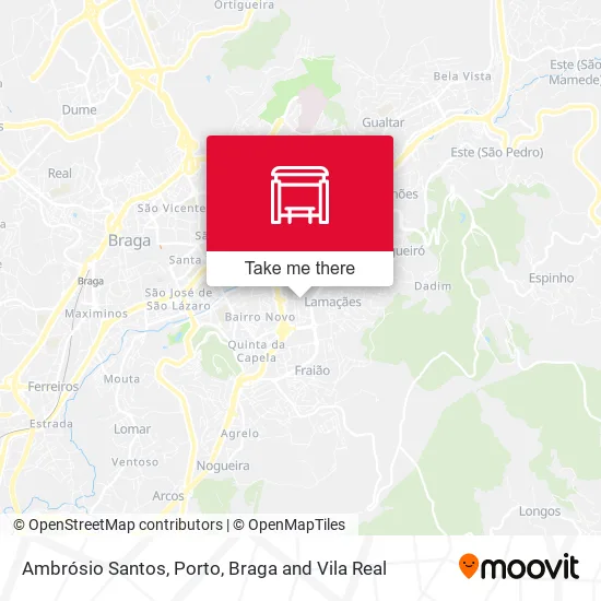 Ambrósio Santos map
