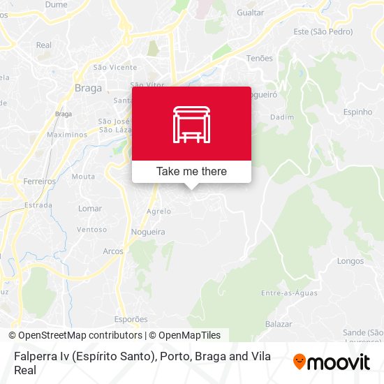 Falperra Iv (Espírito Santo) map