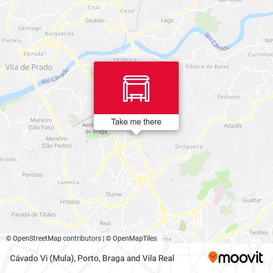 Cávado Vi (Mula) mapa