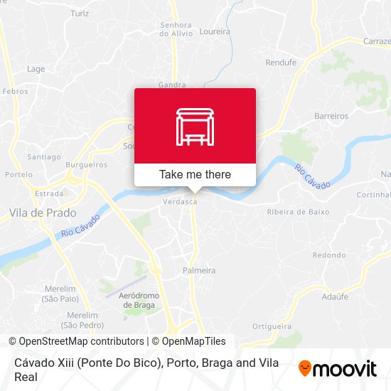 Cávado Xiii (Ponte Do Bico) map