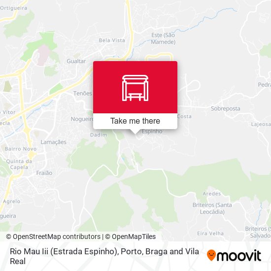 Rio Mau Iii (Estrada Espinho) map