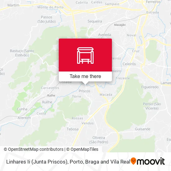 Linhares Ii (Junta Priscos) map