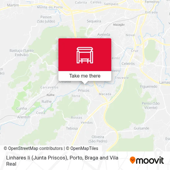 Linhares Ii (Junta Priscos) map