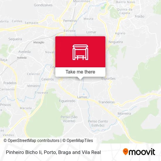 Pinheiro Bicho Ii map