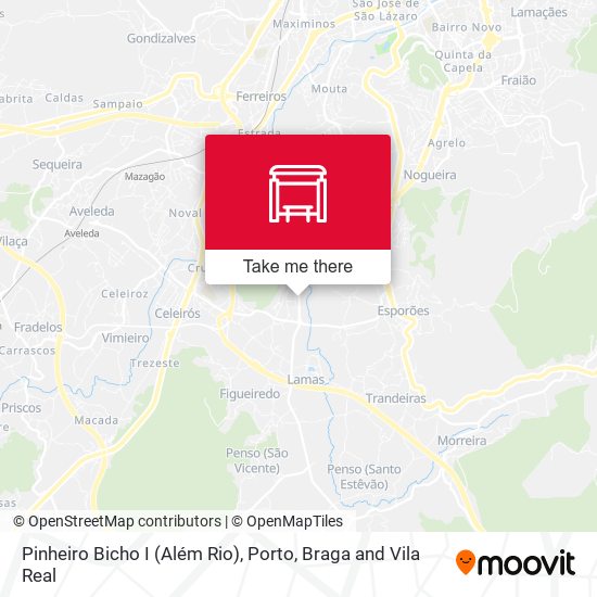 Pinheiro Bicho I (Além Rio) map