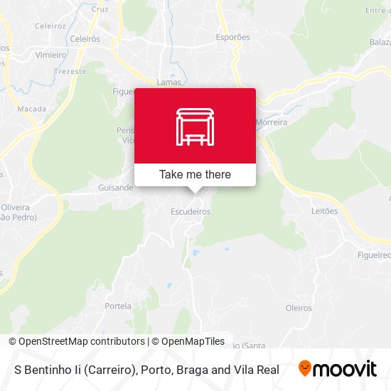 S Bentinho Ii (Carreiro) mapa