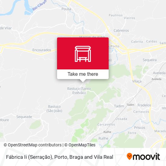 Fábrica Ii (Serração) mapa