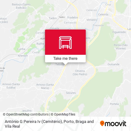ANTÓNIO G PEREIRA IV (CEMITÉRIO) map