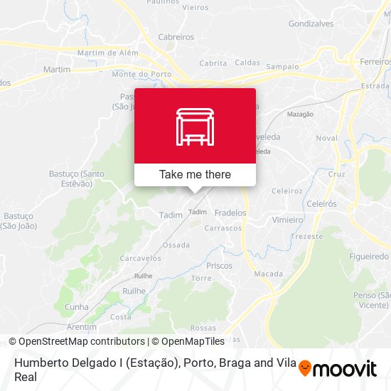 Humberto Delgado I (Estação) mapa