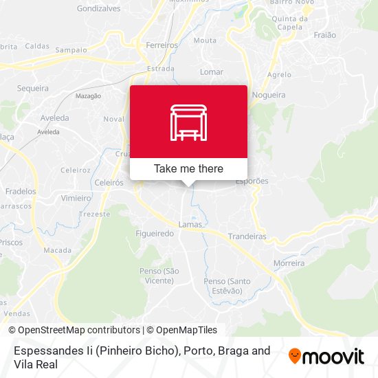 Espessandes Ii (Pinheiro Bicho) map