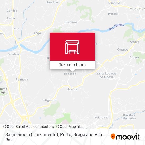 Salgueiros Ii (Cruzamento) mapa