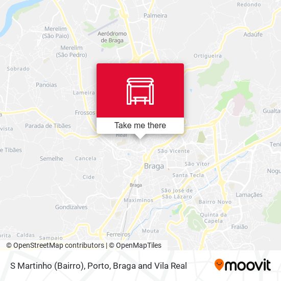 S Martinho (Bairro) mapa