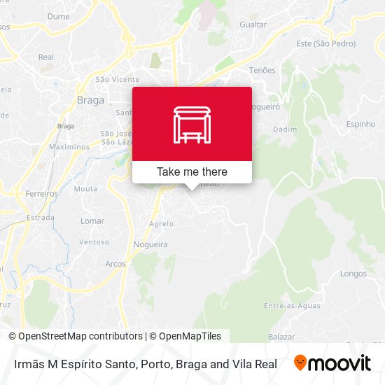 Irmãs M Espírito Santo map