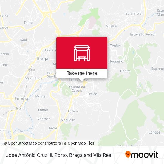 José António Cruz Iii map
