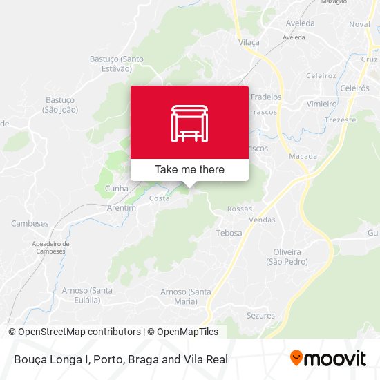 Bouça Longa I mapa