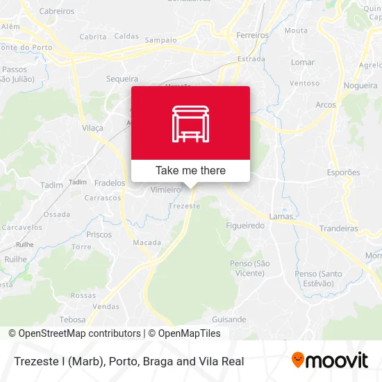 Trezeste I (Marb) map