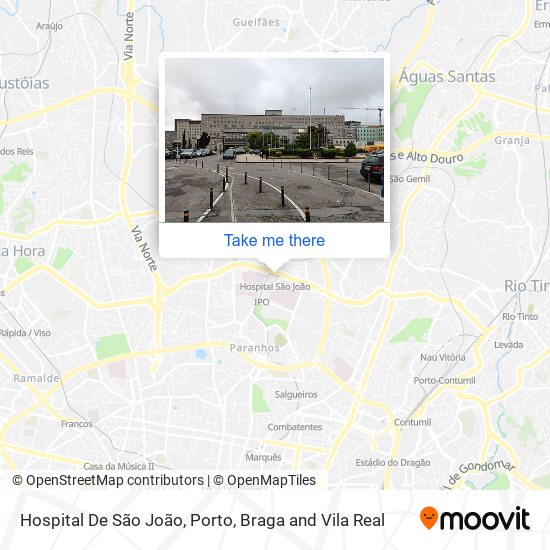 Hospital De São João map