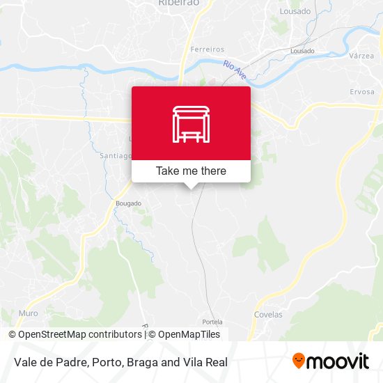 Vale de Padre mapa