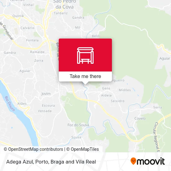 Adega Azul map