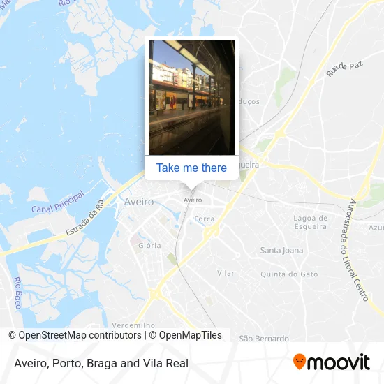 Aveiro map