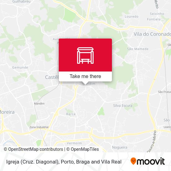 Igreja (Cruz. Diagonal) mapa