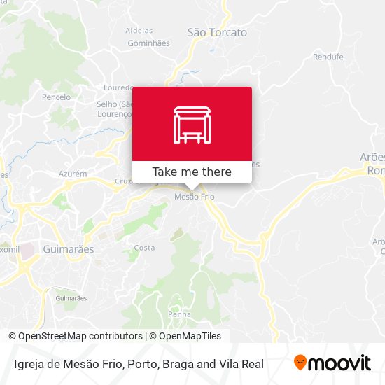 Igreja de Mesão Frio map