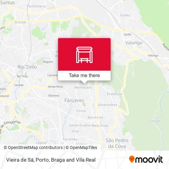 Vieira de Sá mapa