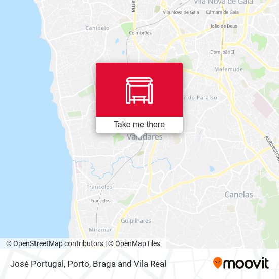 José Portugal map