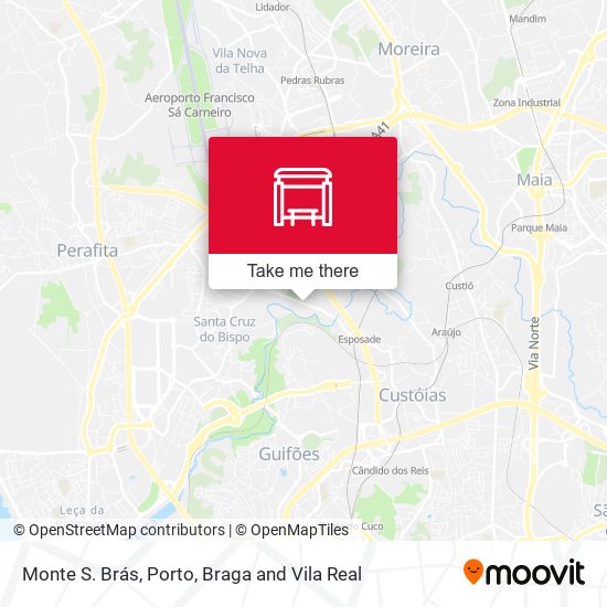 Monte S. Brás mapa