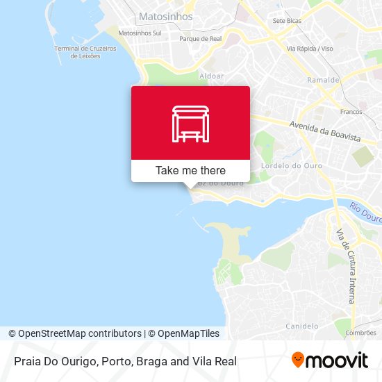 Praia Do Ourigo map