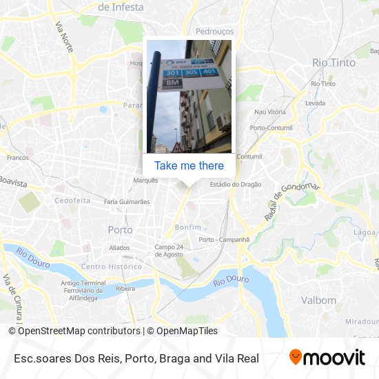 Esc.soares Dos Reis mapa