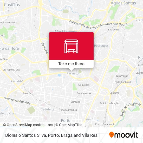 Dionísio Santos Silva map
