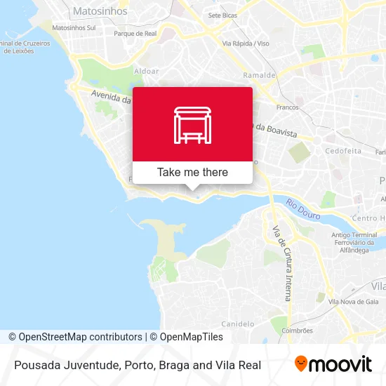 Pousada Juventude map