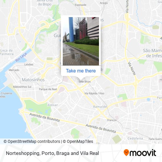 NorteShopping mapa