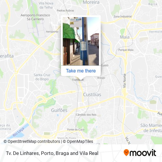 Tv. De Linhares mapa