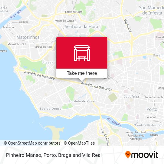 Pinheiro Manso mapa