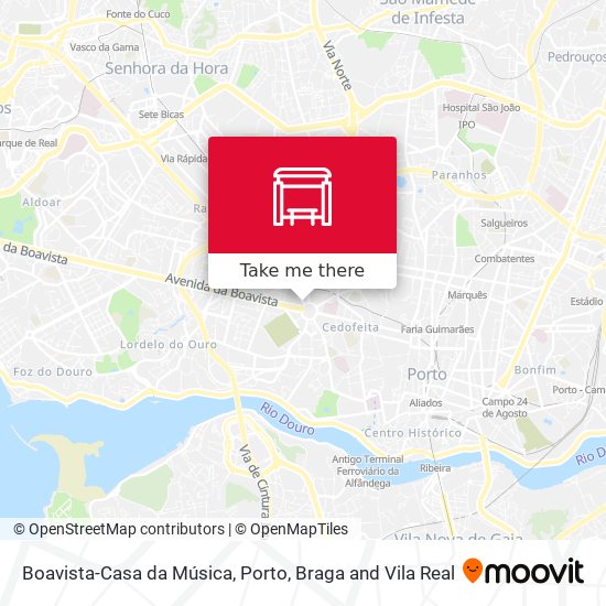 Boavista-Casa da Música map