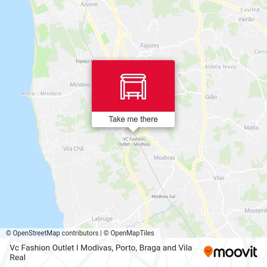 Vc Fashion Outlet I Modivas mapa