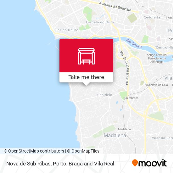 Nova de Sub Ribas mapa