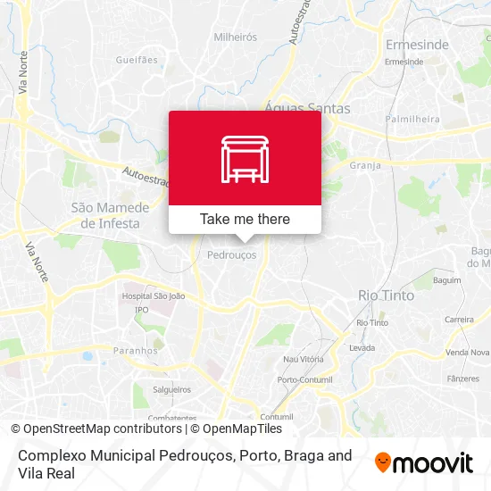 Complexo Municipal Pedrouços map