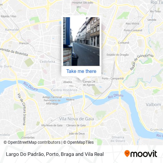 Largo Do Padrão mapa