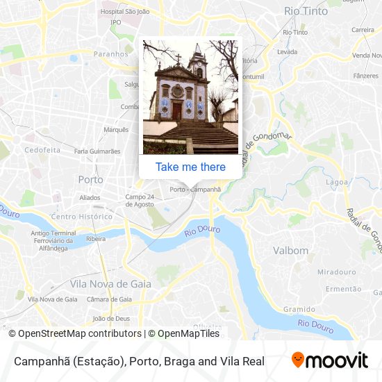 Campanhã (Estação) map