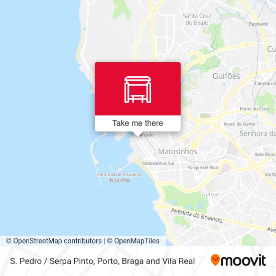 S. Pedro / Serpa Pinto map