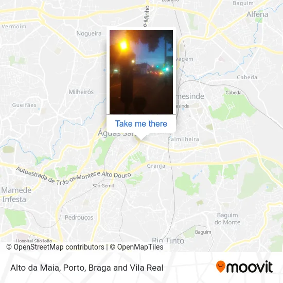 Alto da Maia map