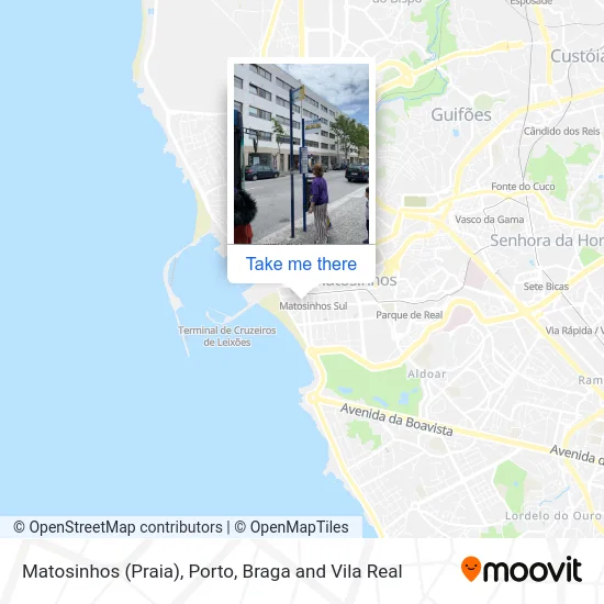 Matosinhos (Praia) map