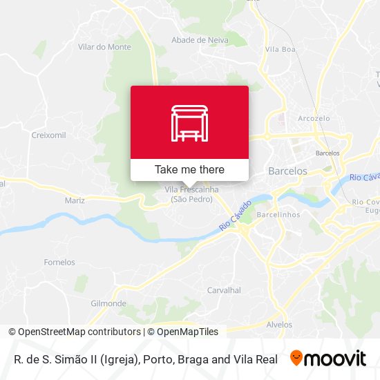 R. de S. Simão II (Igreja) map