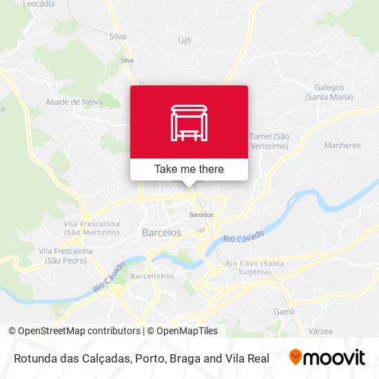 Rotunda das Calçadas map