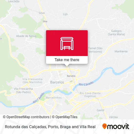 Rotunda das Calçadas map