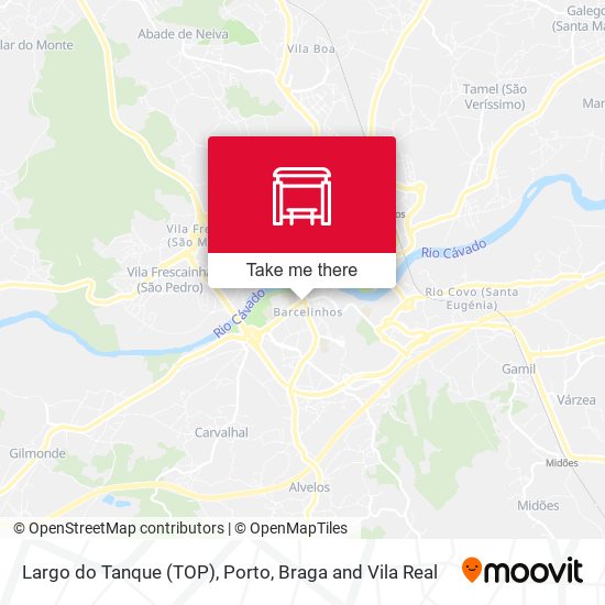 Largo do Tanque (TOP) mapa