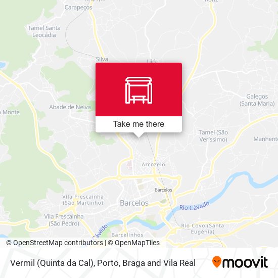 Vermil (Quinta da Cal) mapa